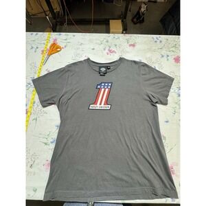 Harley-Davidson Museum Milwaukee WI T-Shirt USA Made Gray Large